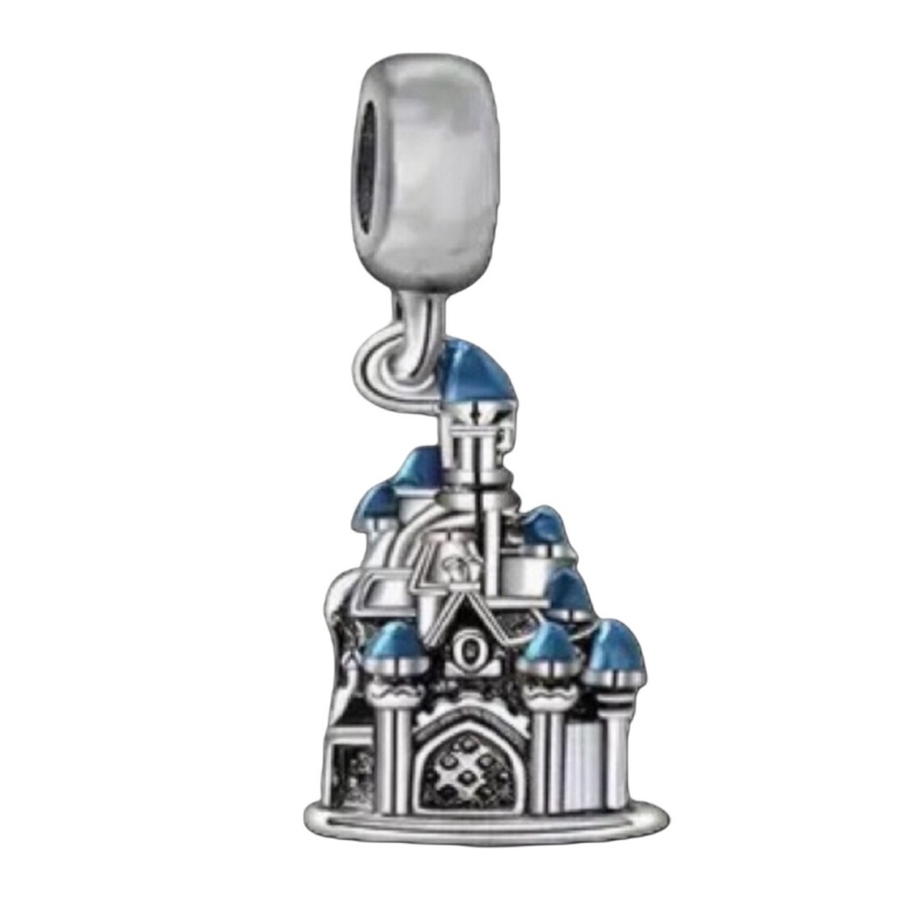 Disney Princess Castle Charm Pendant Pandora Style